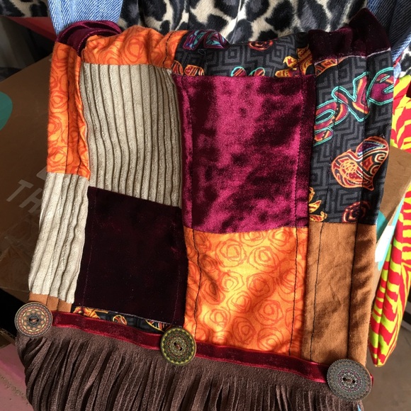 Handmade Hippie Levi’s Denim Cross Body Bag - Picture 14 of 16